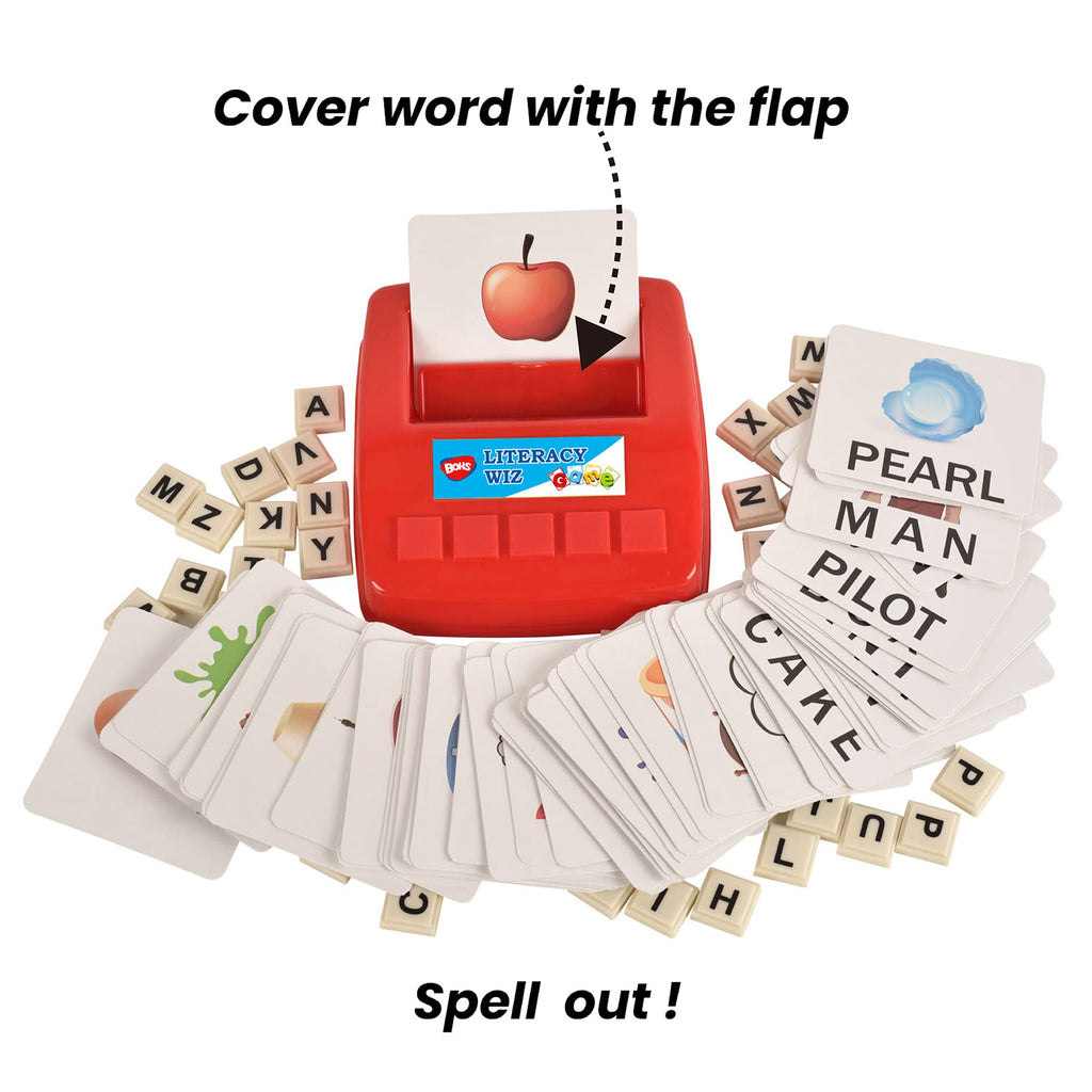 Preschool Literacy Wiz Uppercase Flashcards