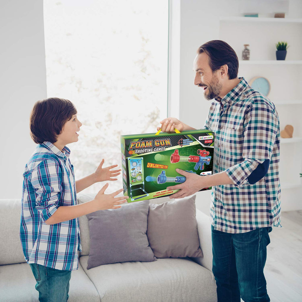 Family Foam Shooting Game Toy, Nerf Toys Compatible