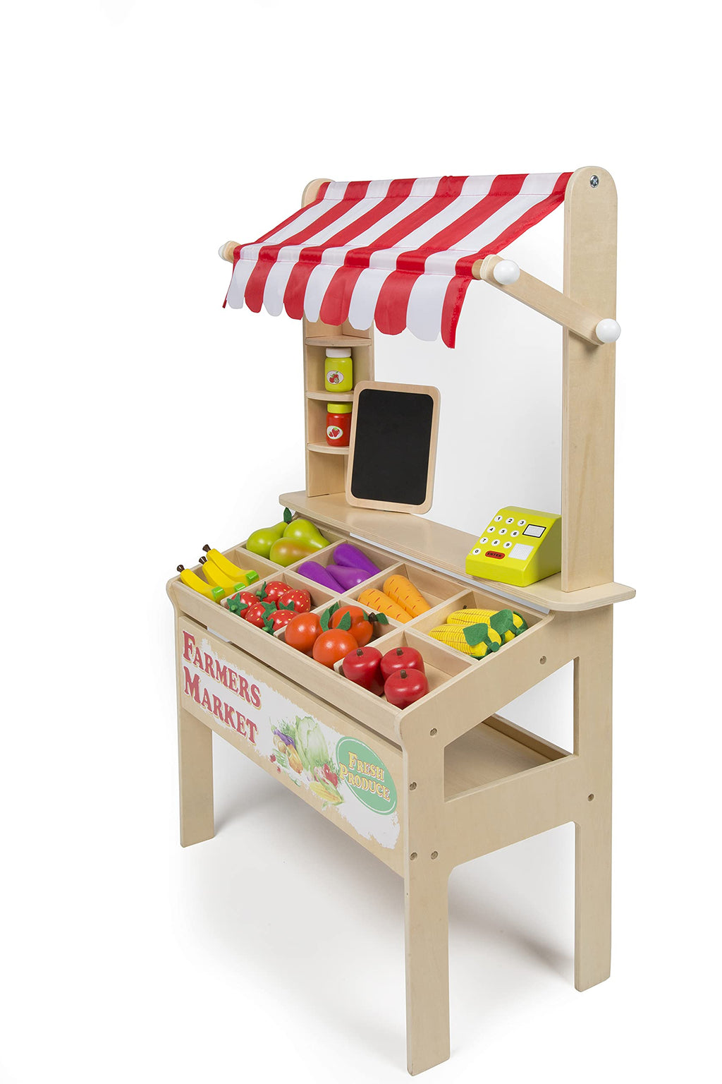 Wooden Farmers Market Stand
