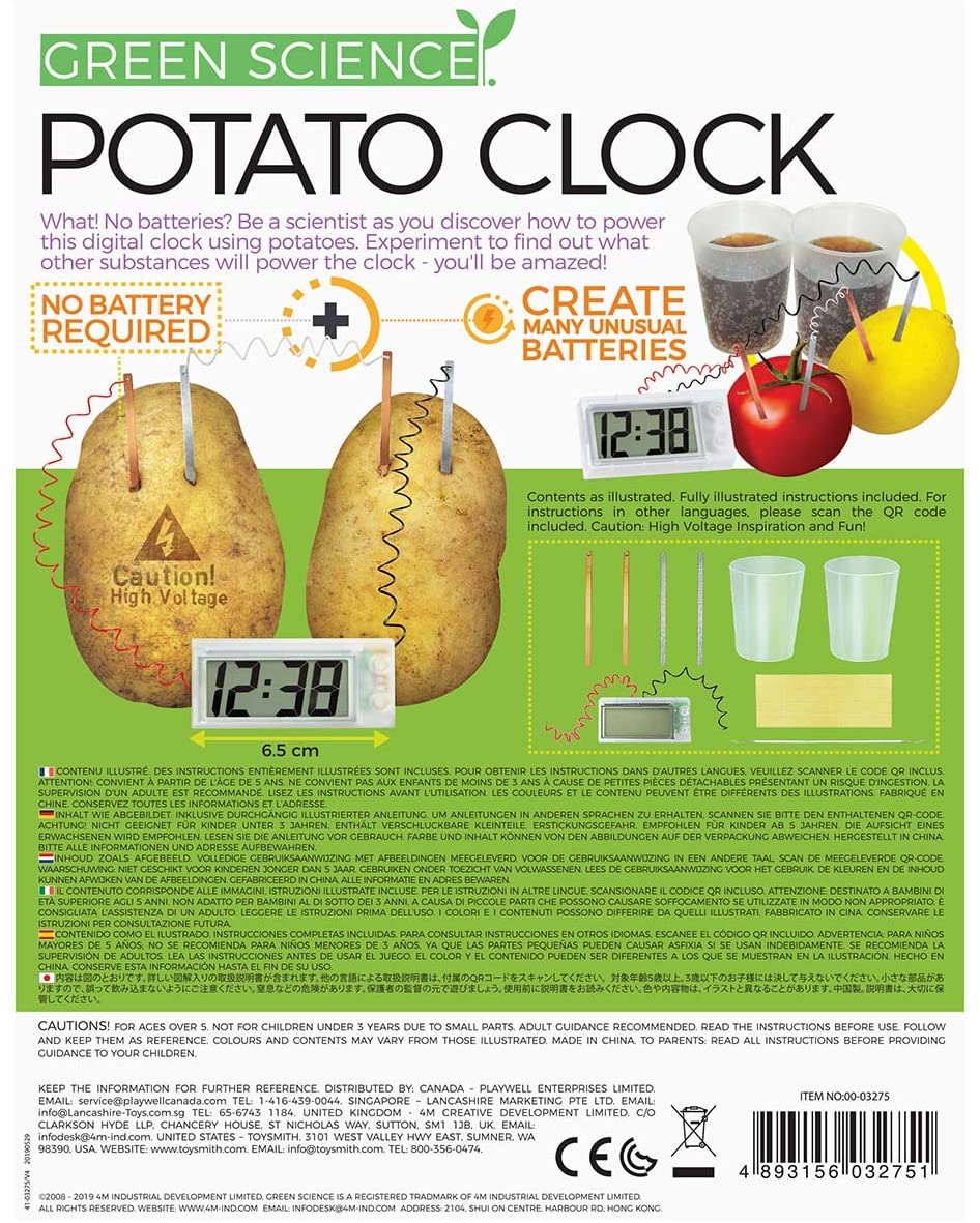 Tuber Time STEM Clock