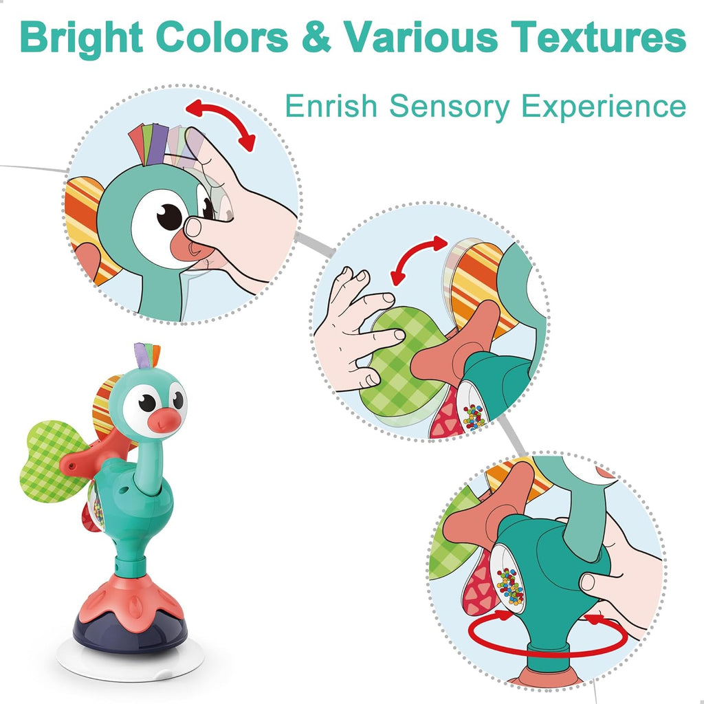 Interactive Baby Suction Rattles