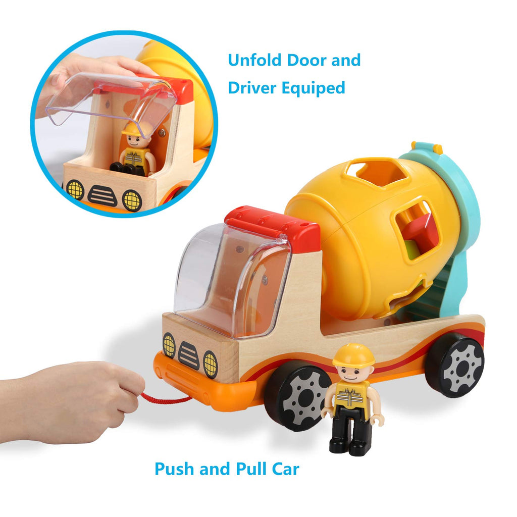 Fun Learning Wooden Shape Sorter for 1-2 Year-Olds