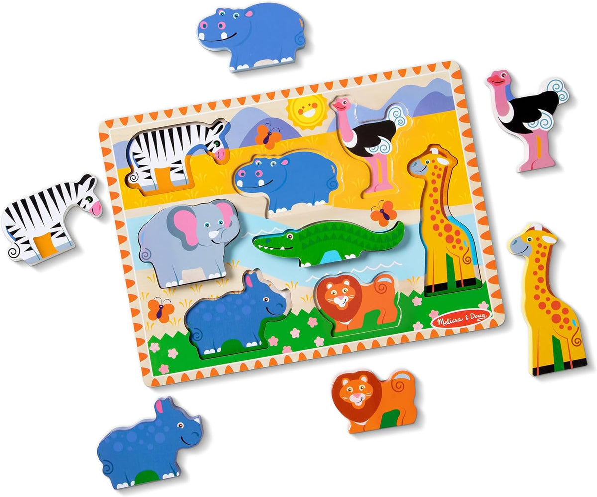 African Savana Adventure Watering Hole Toddlers Puzzle