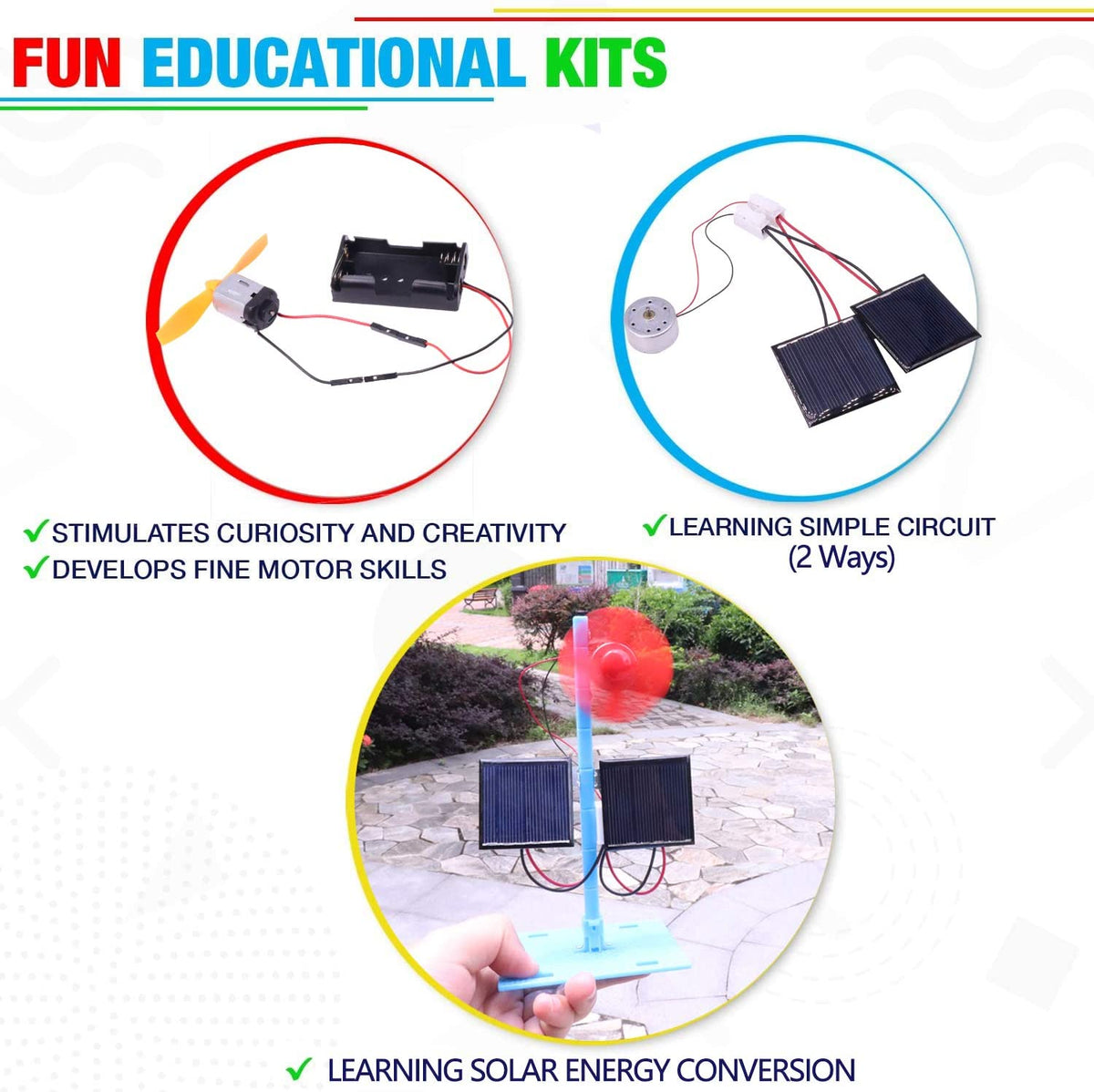 Kids Solar Power Learning Experiment Projects Set