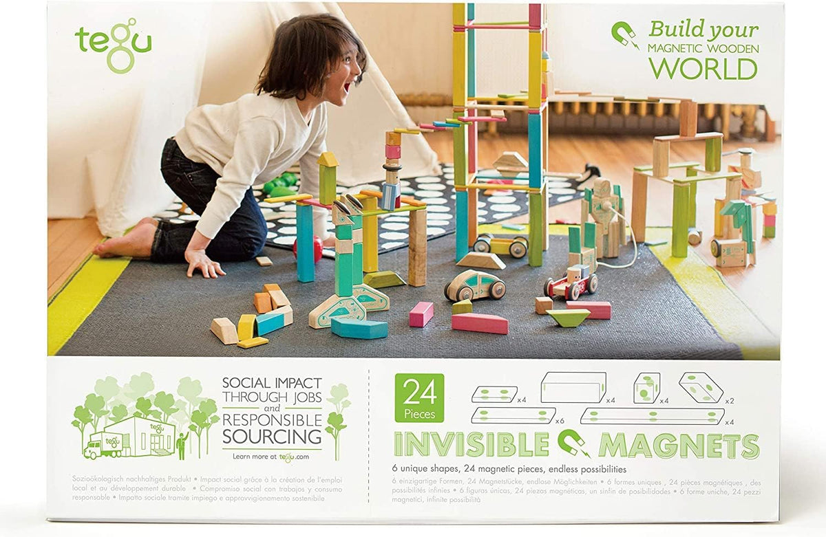 Magnetic Wooden Blocks That Turn Big Ideas Into Amazing Creations