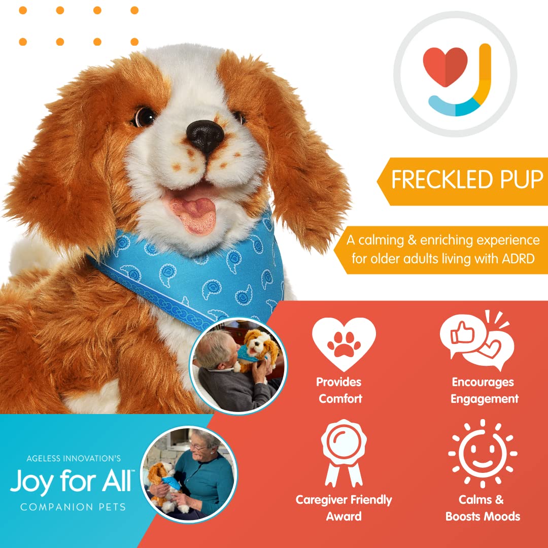 Freckled Pup: Lifelike Interactive Companion for Kids - Realistic and Lifelike Interactive Companion Pets