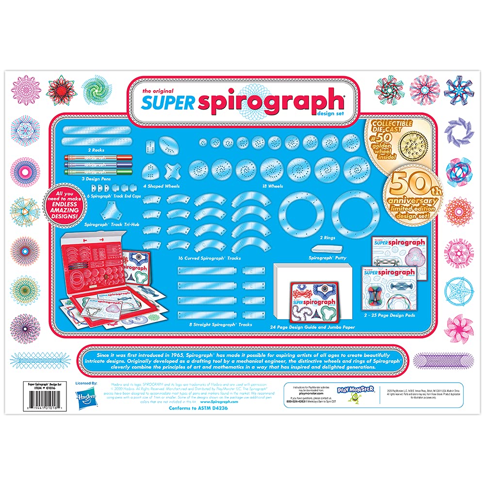 Super Curvy Patterns Spirograph