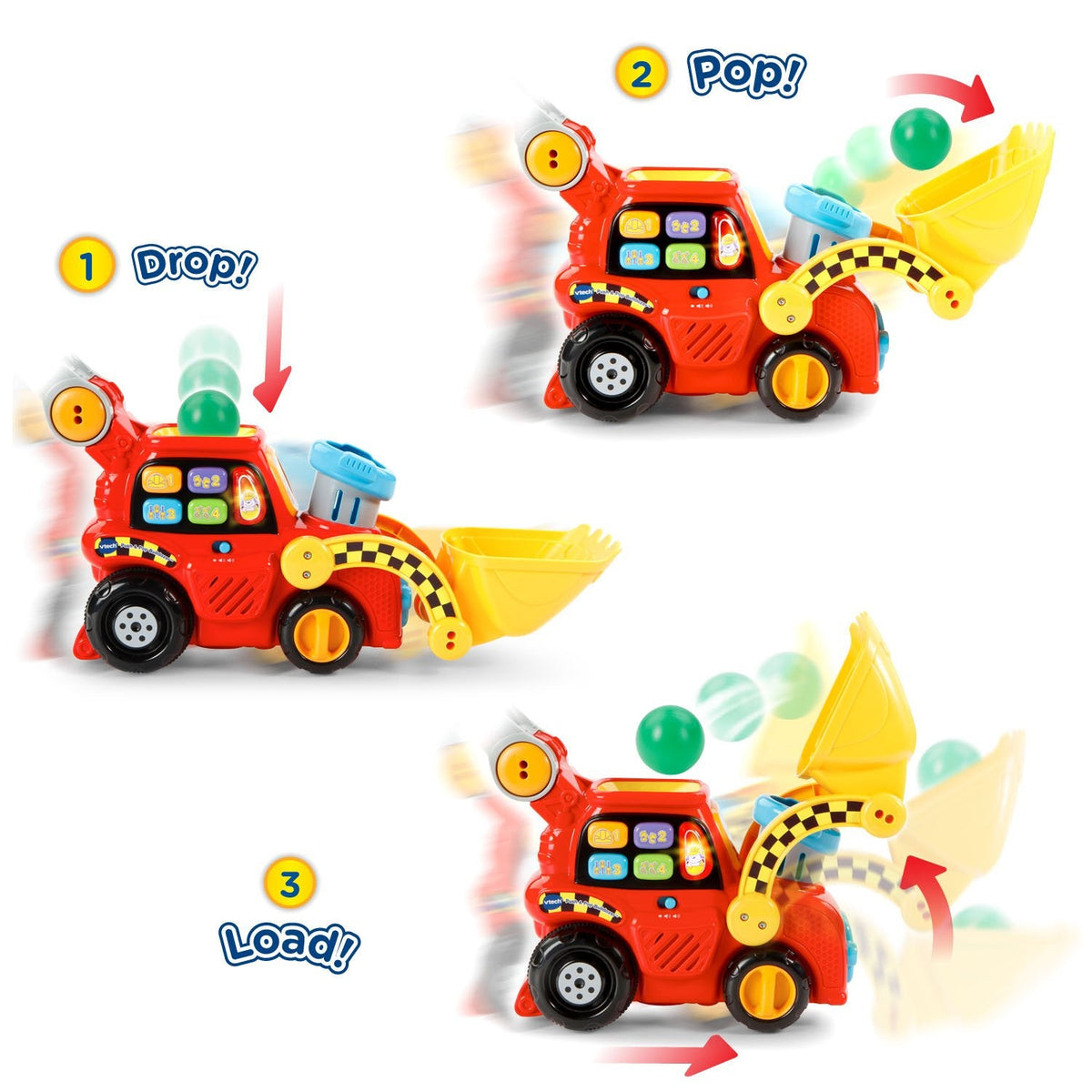 Pop-a-Ball Bulldozer