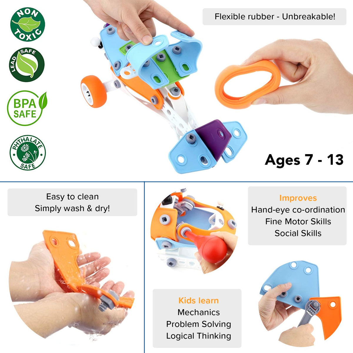 7 in 1 Learning Construction Toy