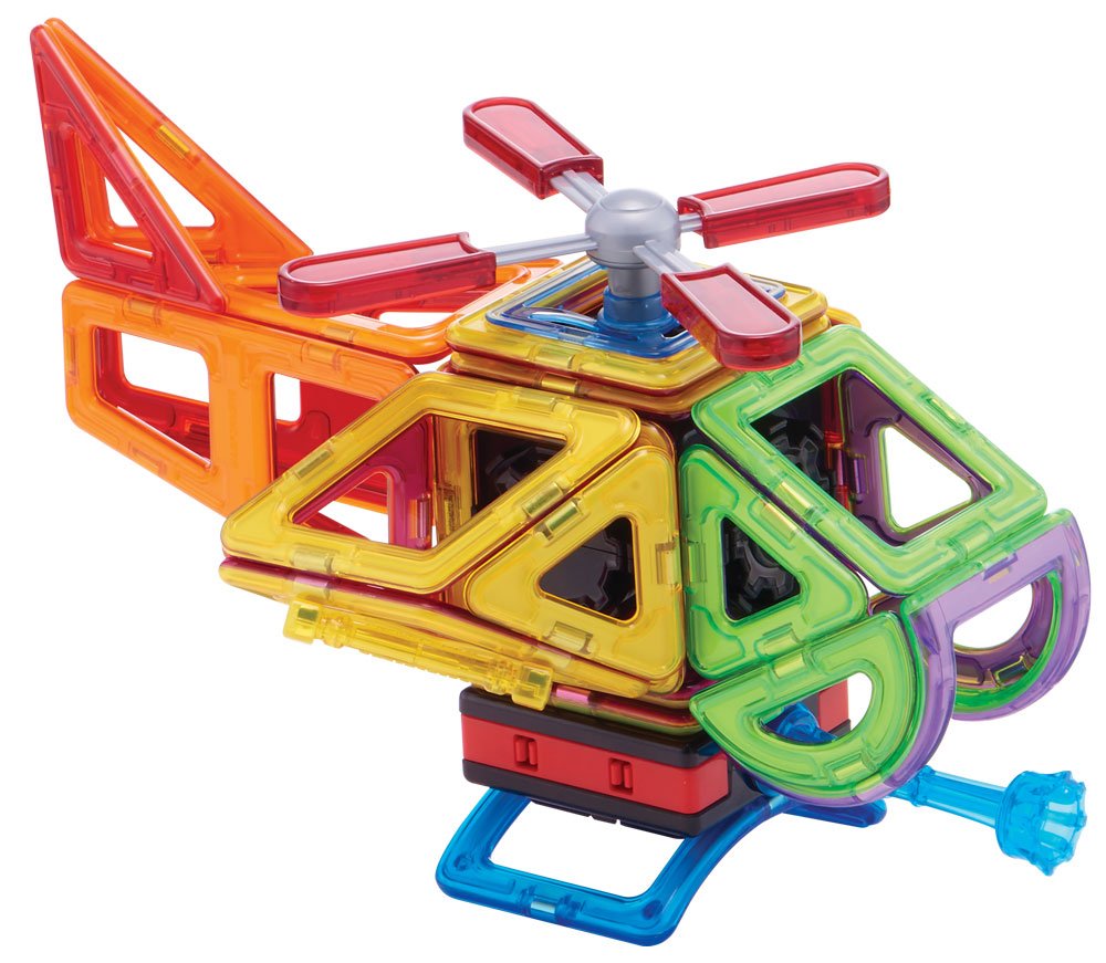 Super Educational Magnetic Geometric Tiles STEM Set