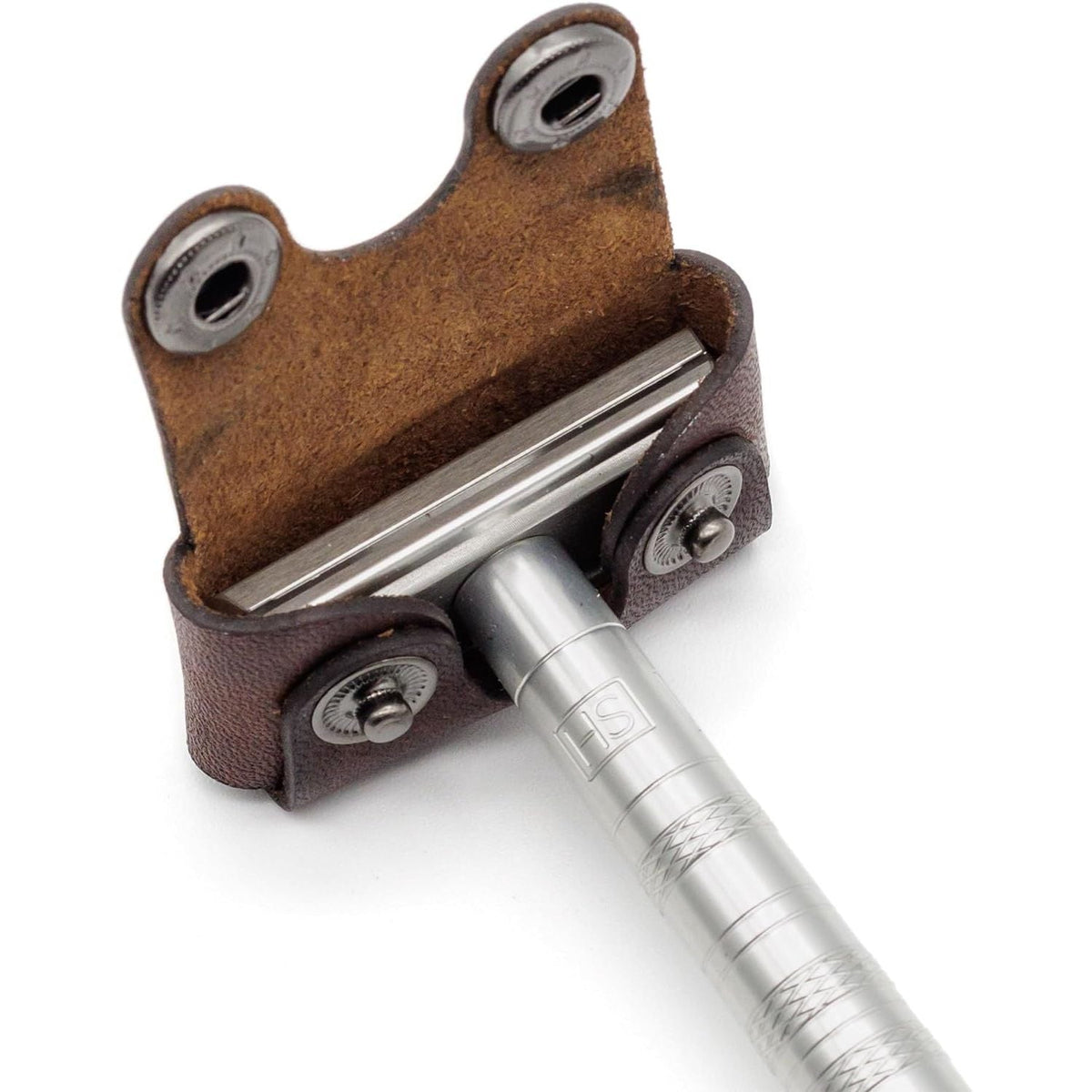 Henson Brown Leather The Henson Razor Head Cover