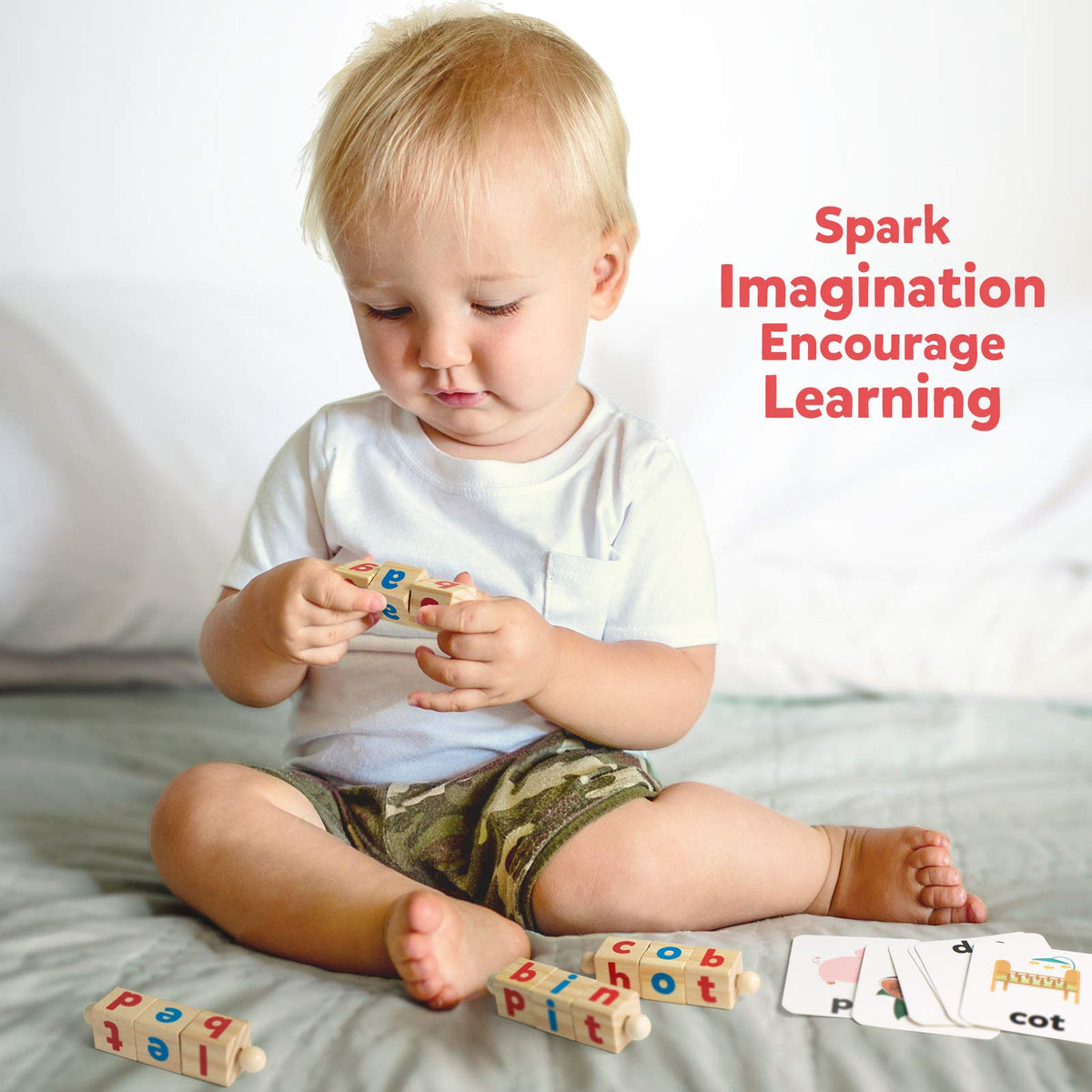 Wooden Reading & Spelling Game