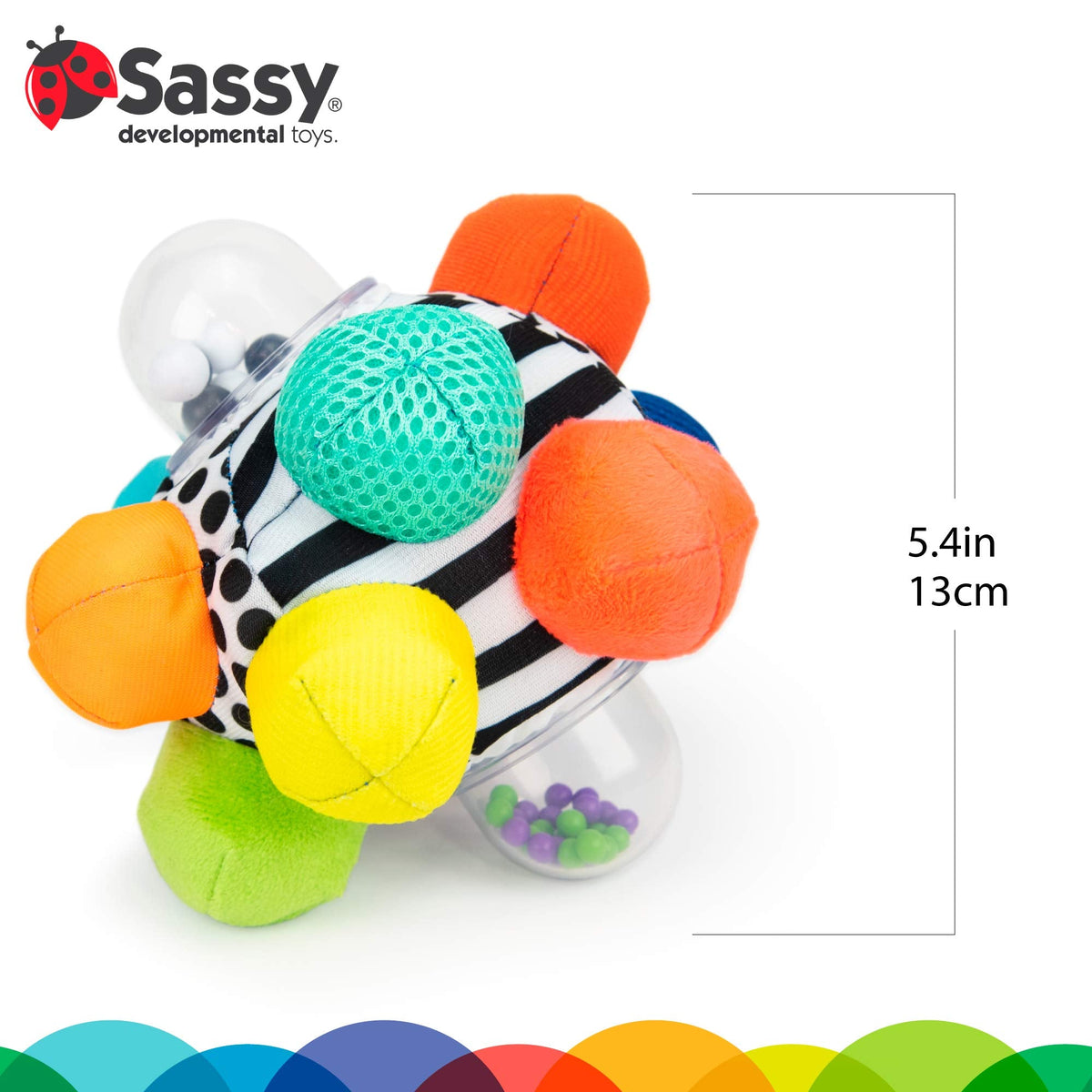Squishy Bumpy Ball Easy-Grasp Toy for Baby's Motor Skill Fun