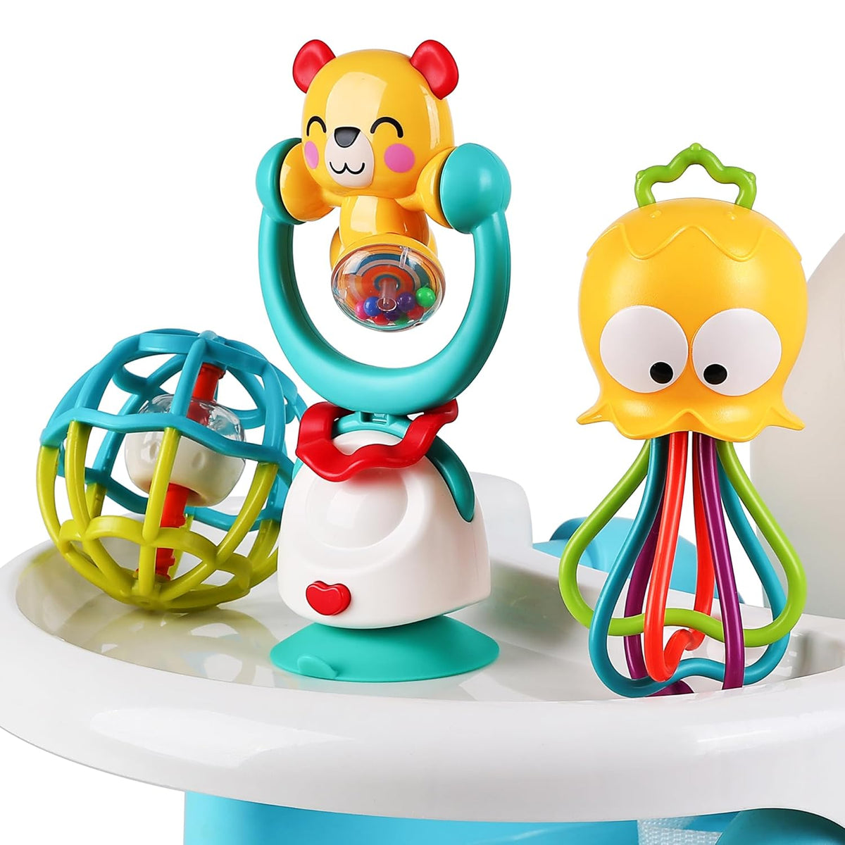 Interactive Baby Suction Rattles