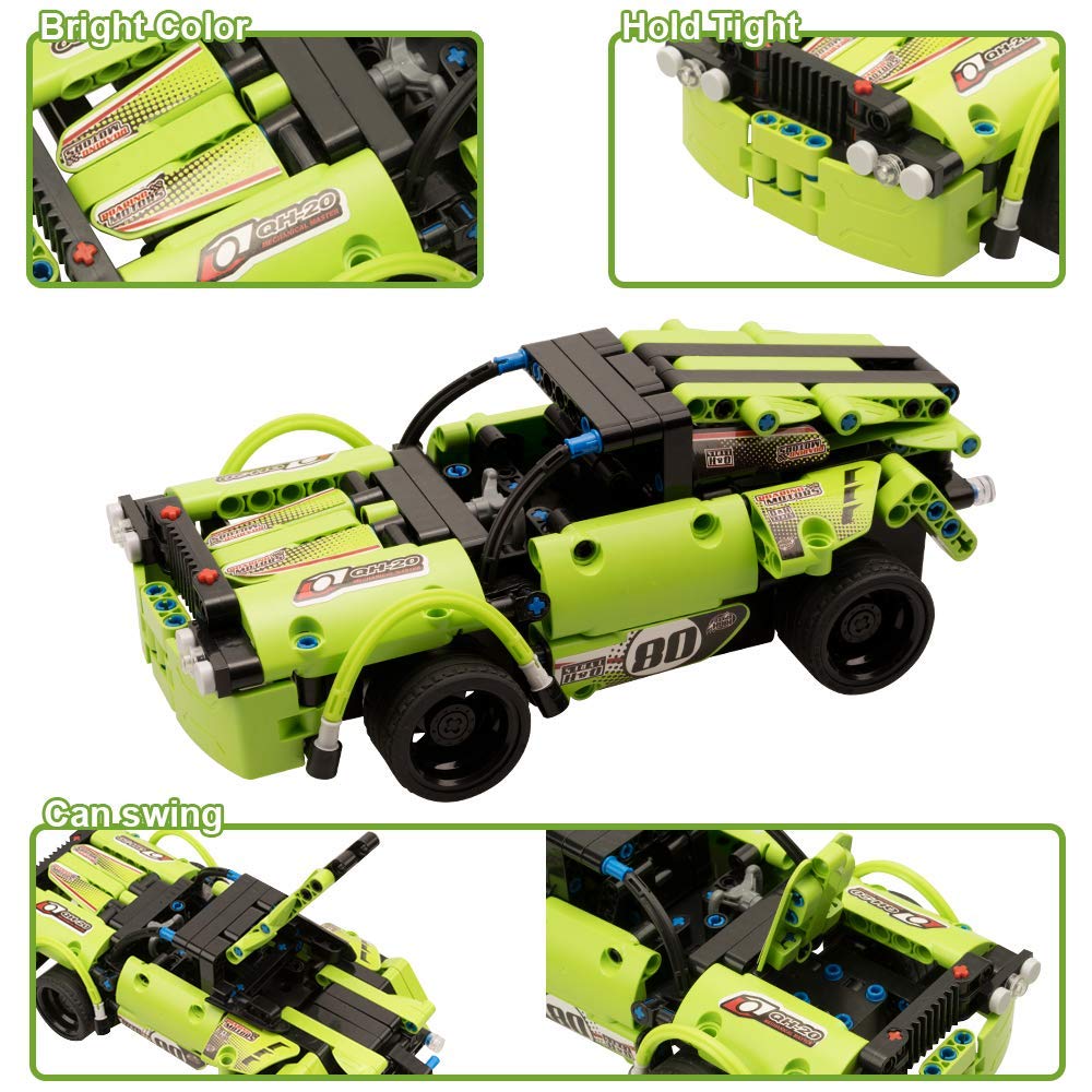 2-in-1 Build & Race Car