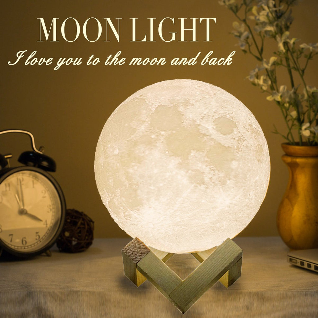 3D Touch Control Moon Lamp