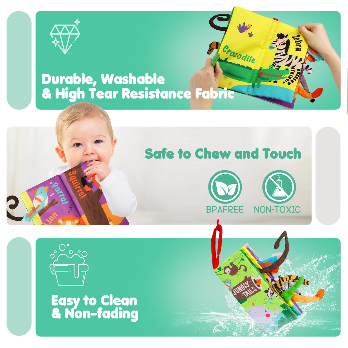Touch and Feel Baby Soft Book