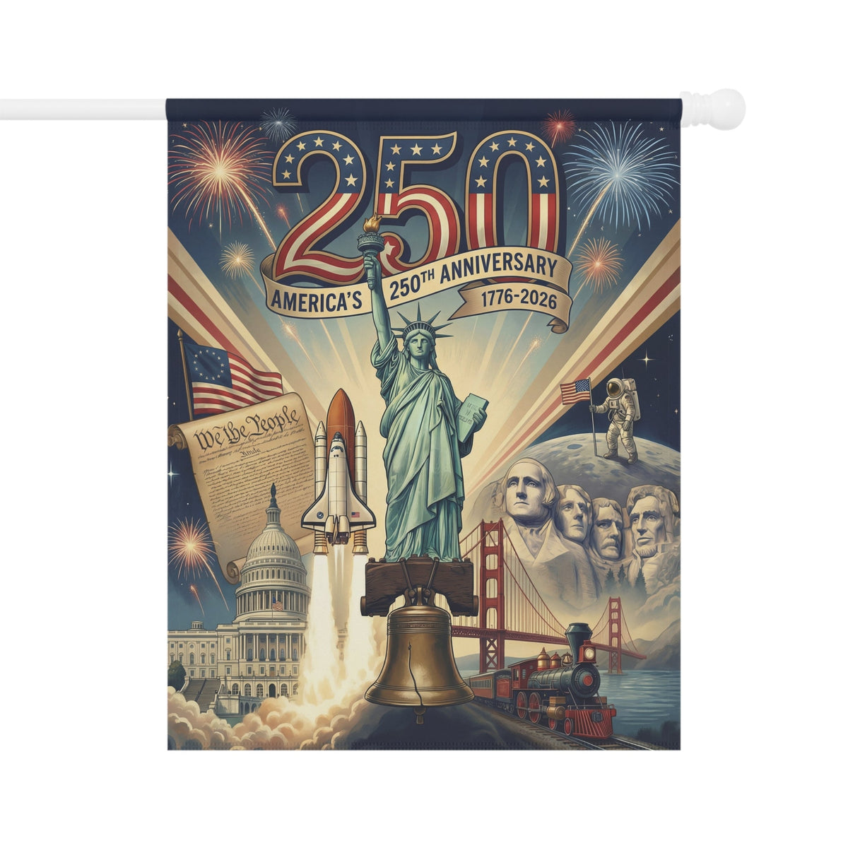 America's 250th Anniversary Garden Flag & House Banner