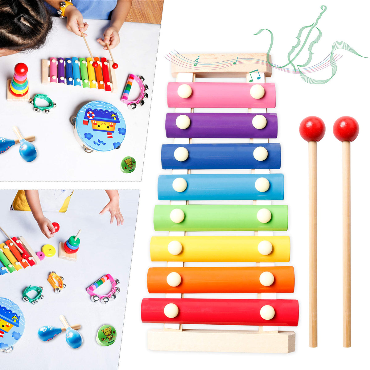 Wooden Kids Music Instruments