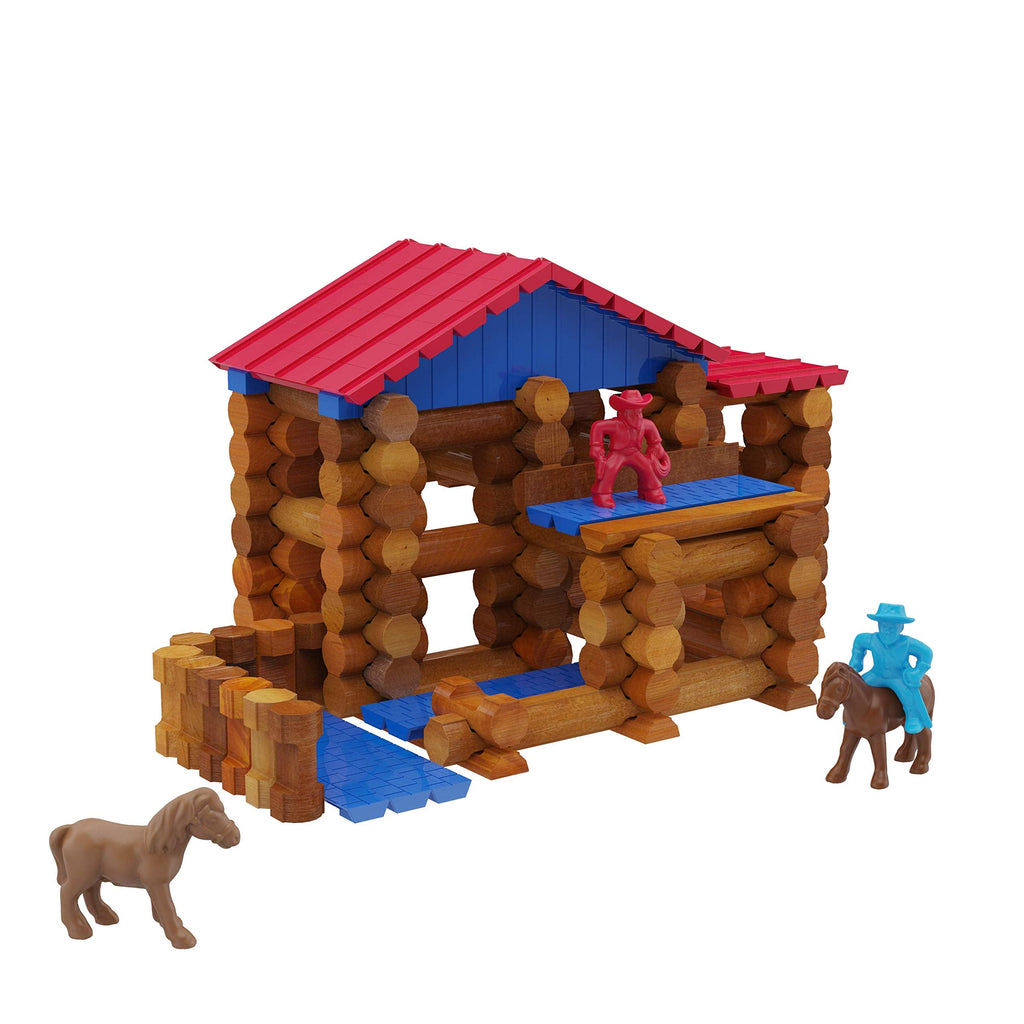 Retro American Wooden Builder Logs