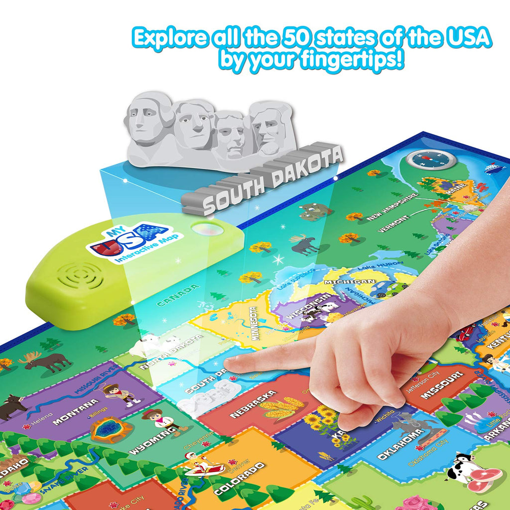 USA Interactive Smart Talking Map Toy