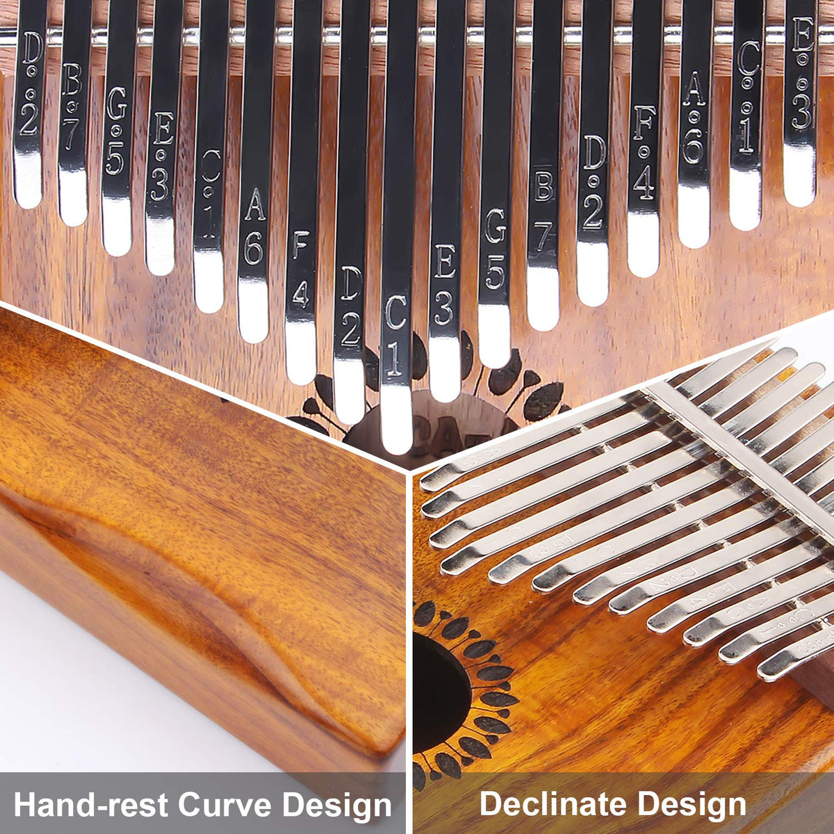 Kids Portable Mbira Finger Piano Kalimba