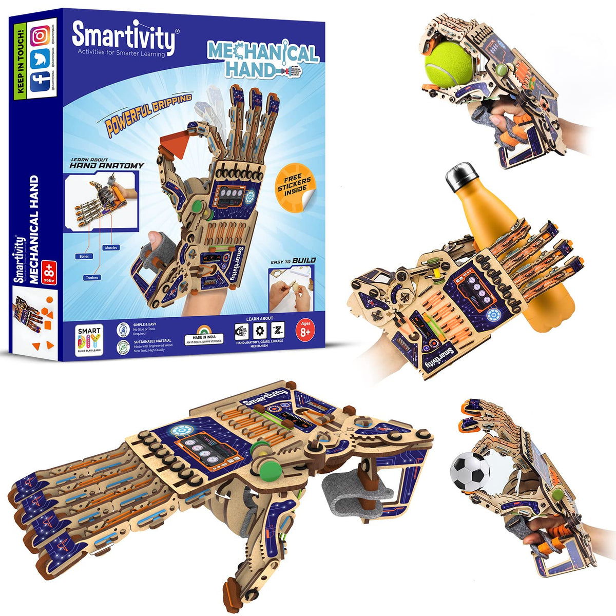 DIY Robotic Mechanical Hand: Fun STEM Learning for Kids 8-14