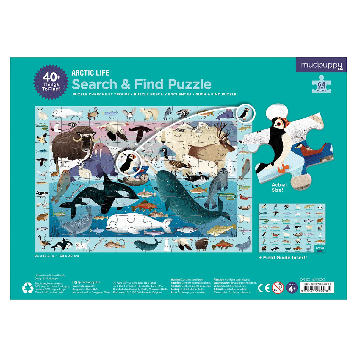 Search and Find Arctic Life Picturesque Puzzle