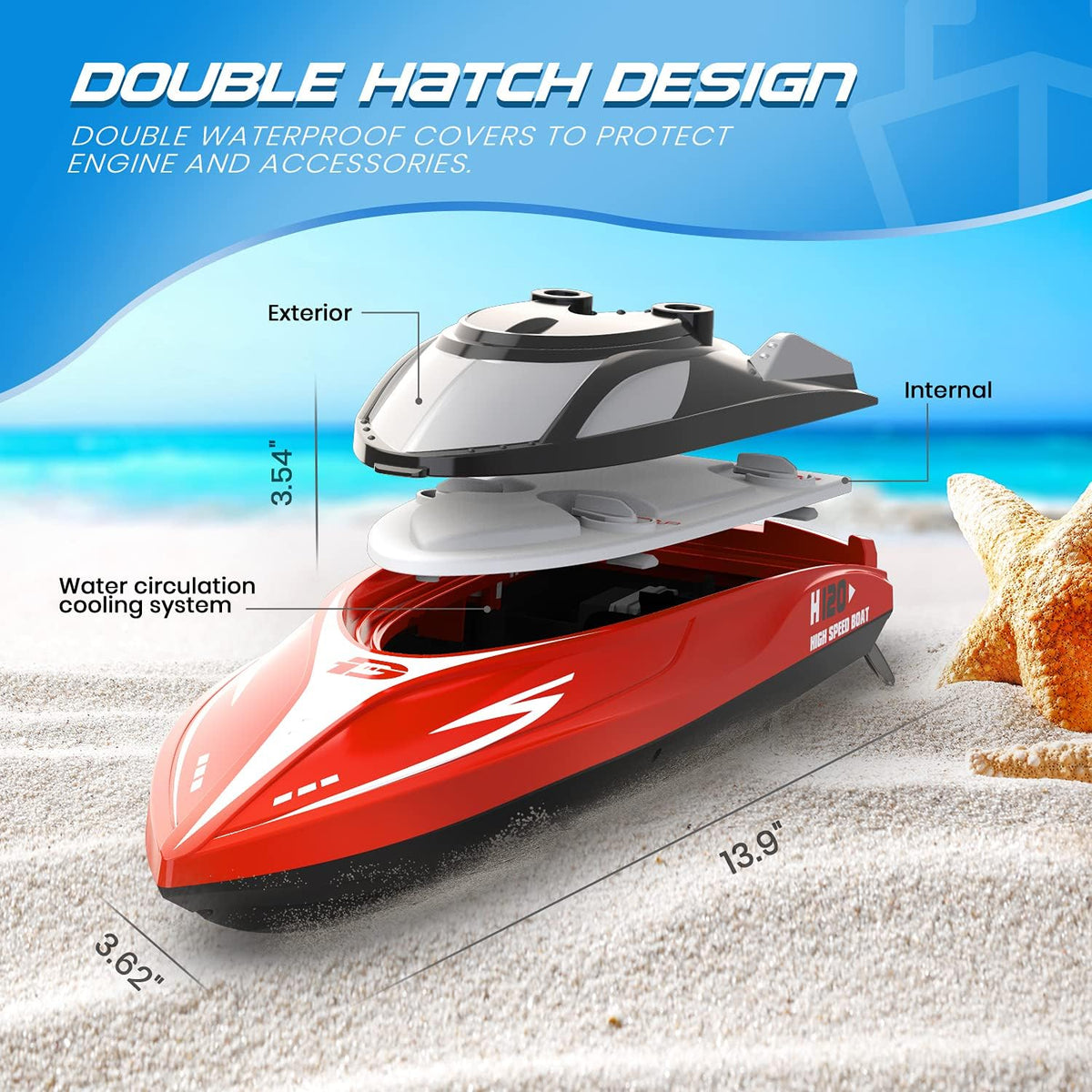 Crazy Electric RC Boat