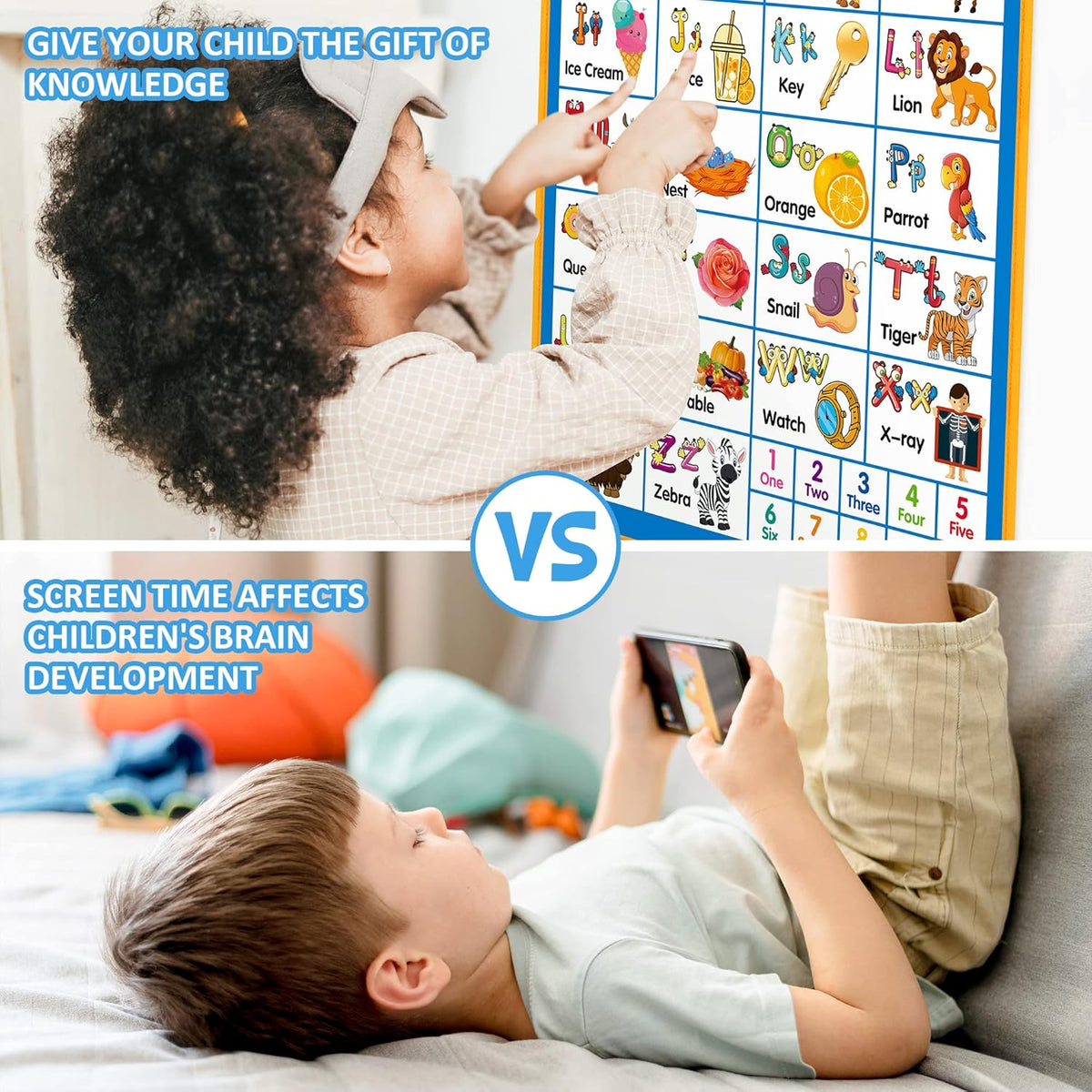 Interactive Alphabet Educational Wall Electronic Chart