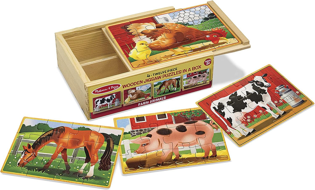 4 Set Wooden Puzzle - The Wonderland Freedom Paradise Jigsaw