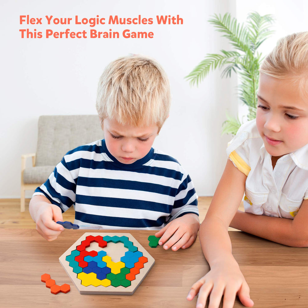 Hexagon Brain Teasers Puzzle