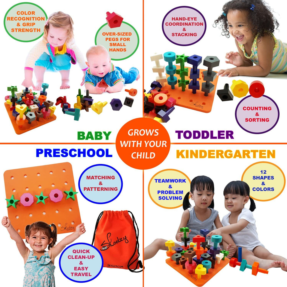 STEM Rainbow Stackers