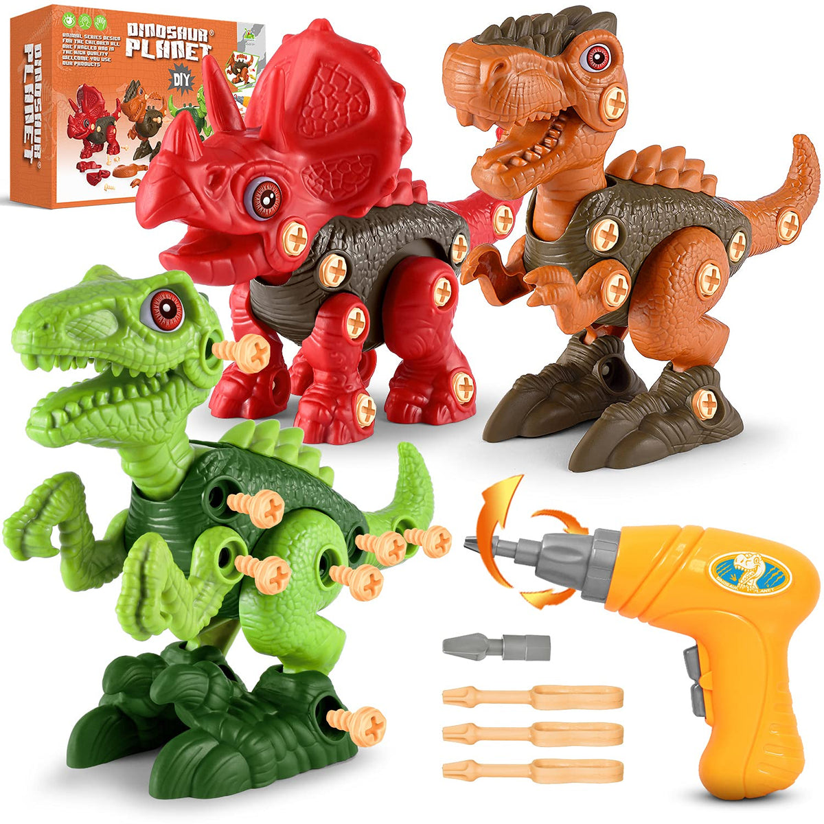 Dinosaurs Stem Construction Building Set