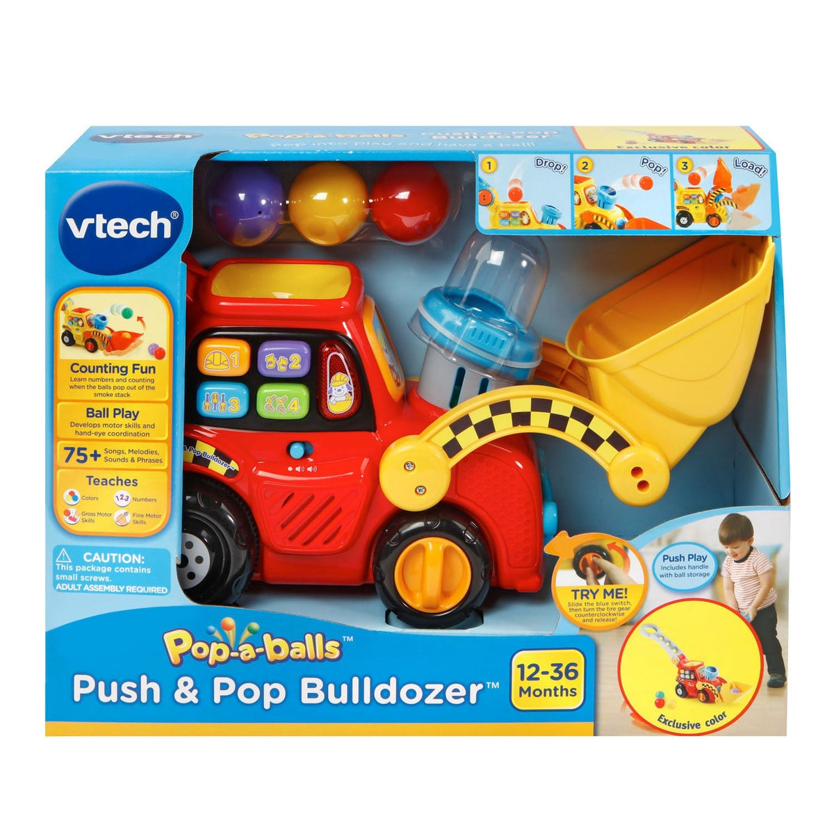 Pop-a-Ball Bulldozer