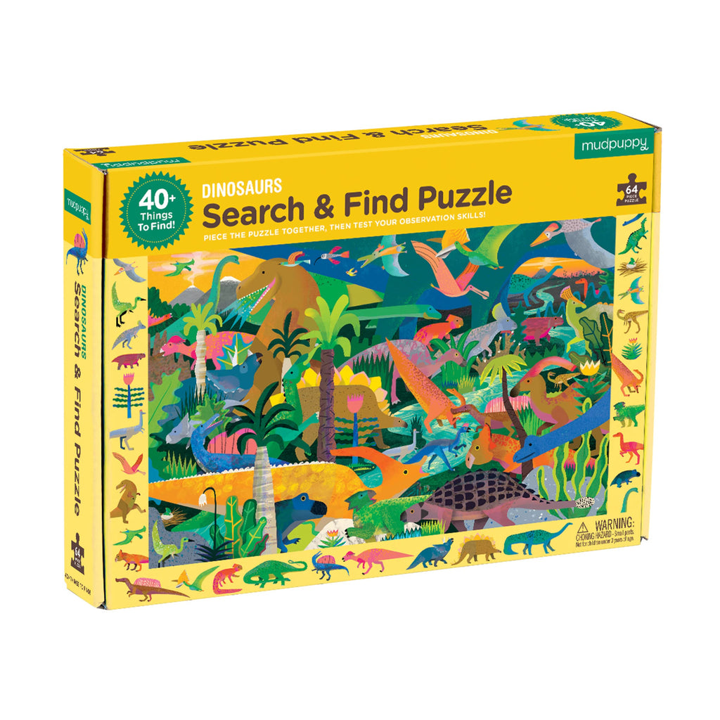 Search & Find Dinosaur Jigsaw Puzzle