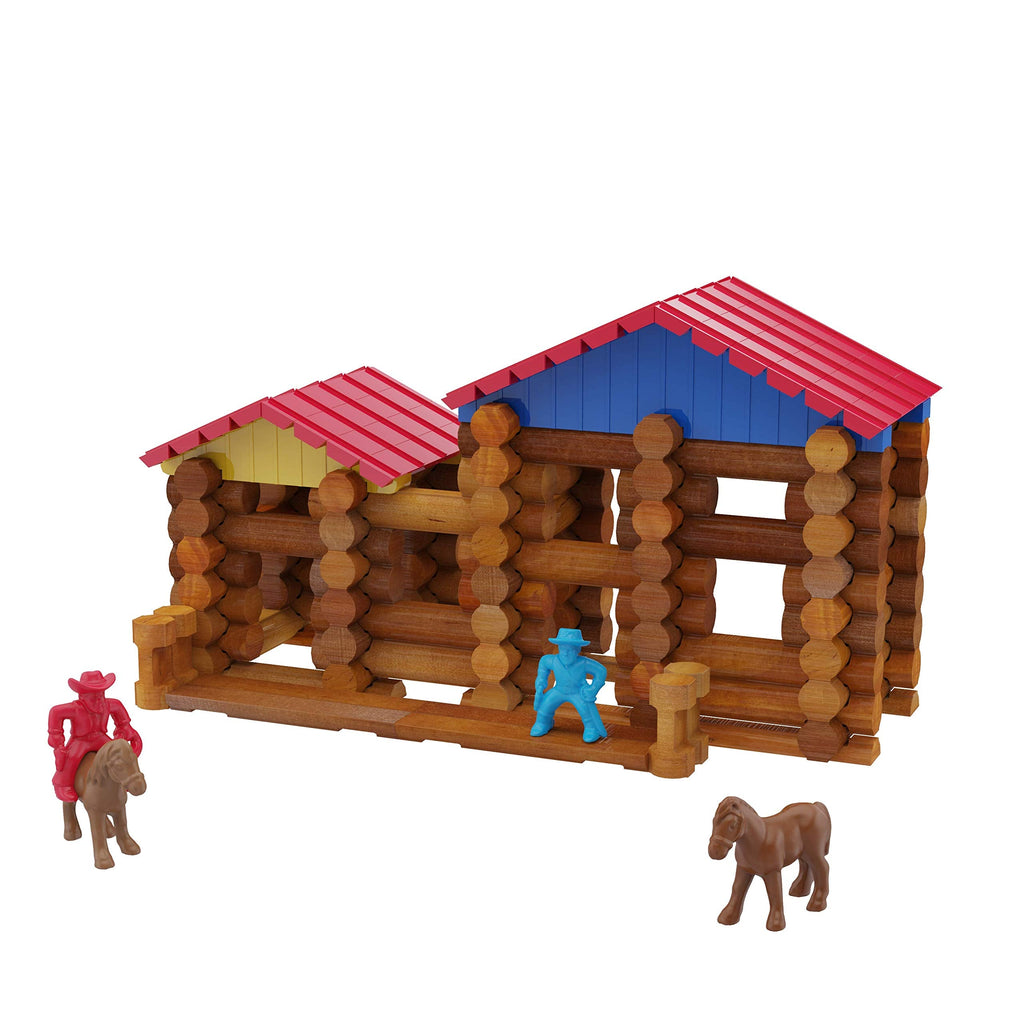 Retro American Wooden Builder Logs