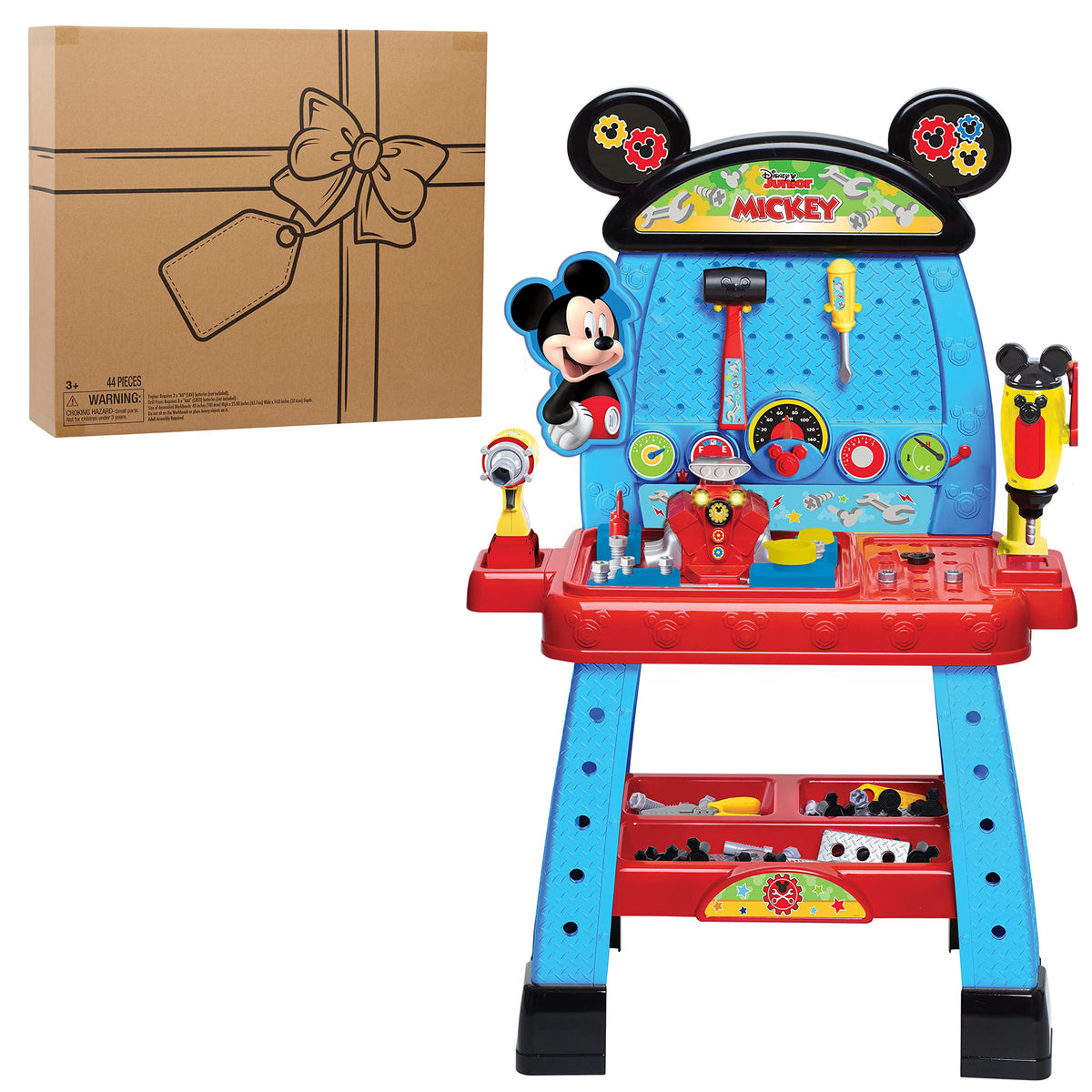 Disney Mickey Mouse Funhouse Tool Set: 43-Piece Kit