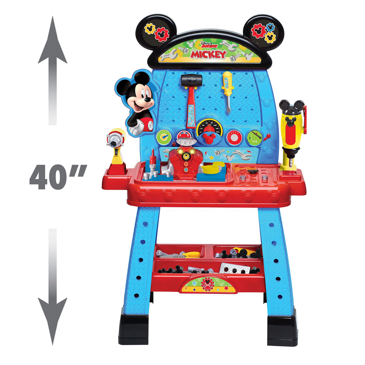 Disney Mickey Mouse Funhouse Tool Set: 43-Piece Kit