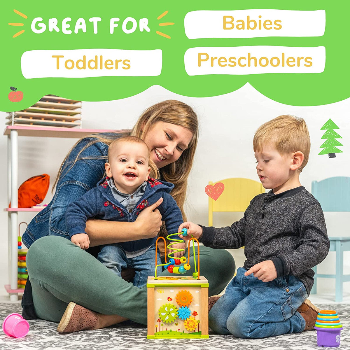 Toddlers STEM Activity Cube