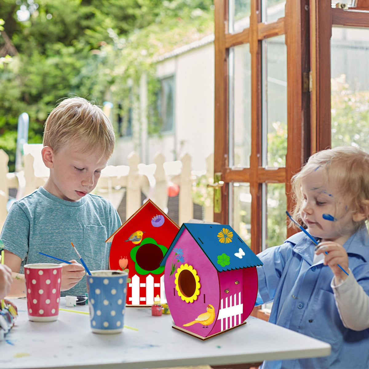 Wood Bird Do It Yourself House Puzzle