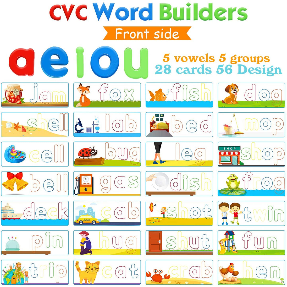 Sack of Letters Vocabulary Kids