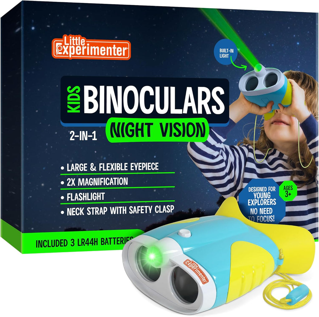 Toddler Night Vision Binoculars with Flashlight