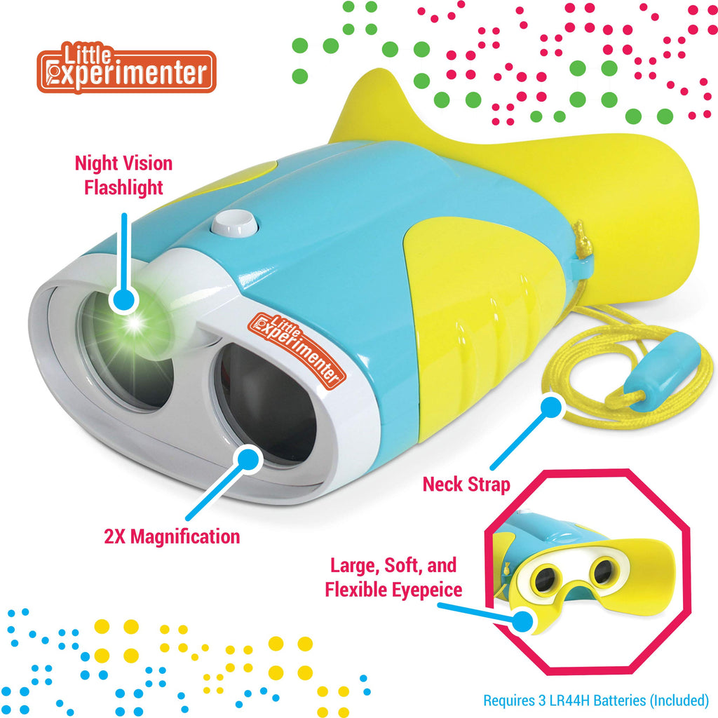 Toddler Night Vision Binoculars with Flashlight
