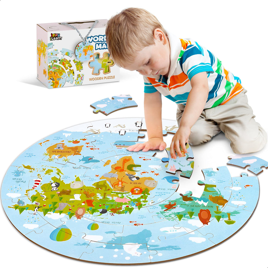 World Map Floor Puzzle