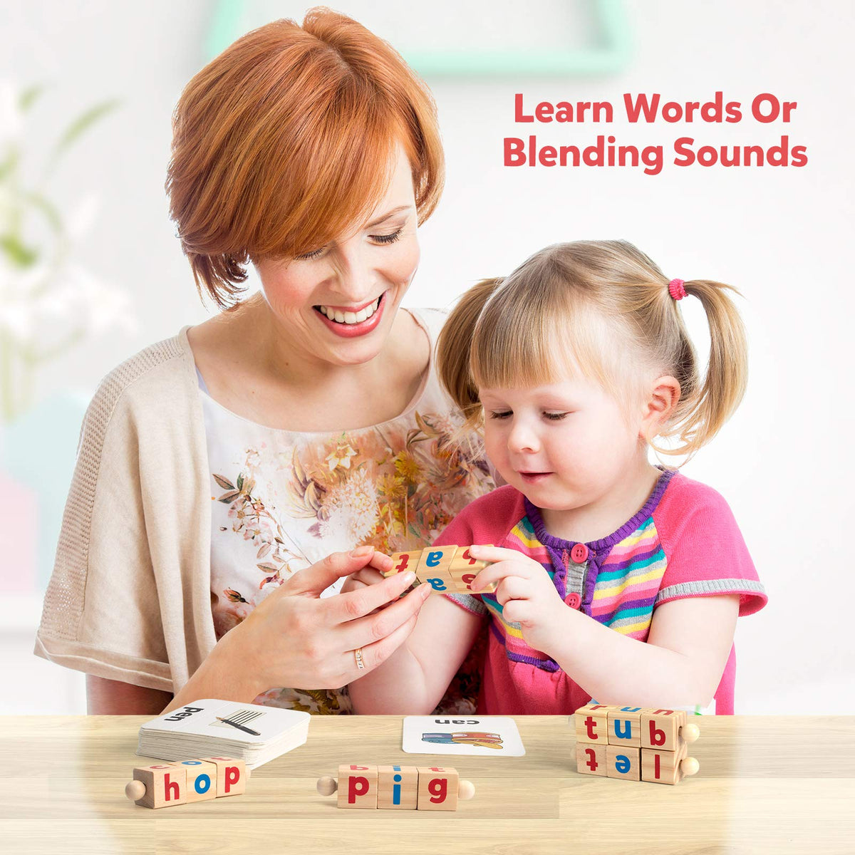 Wooden Reading & Spelling Game