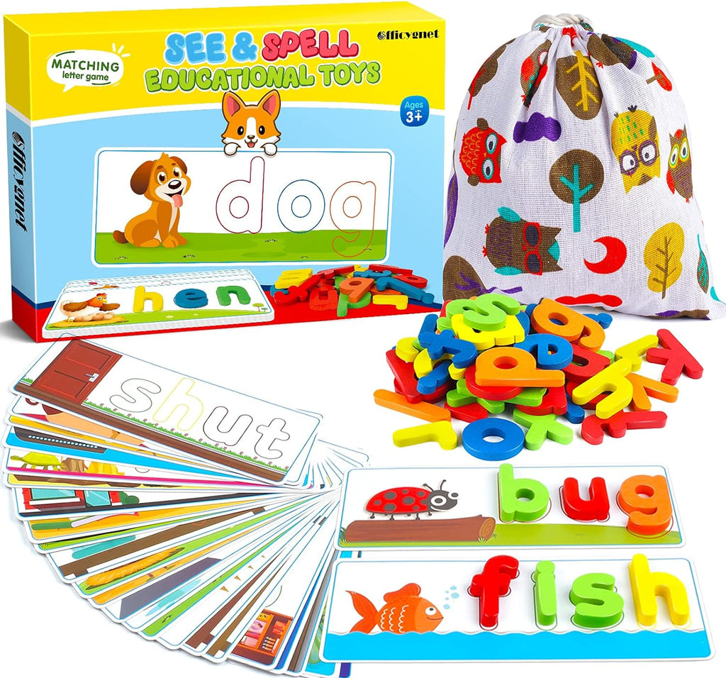Montessori Spelling Cardinal Game Learn and Write
