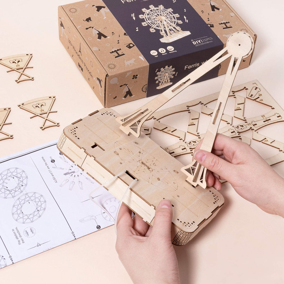 3D Musical Ferris Wheel Puzzle