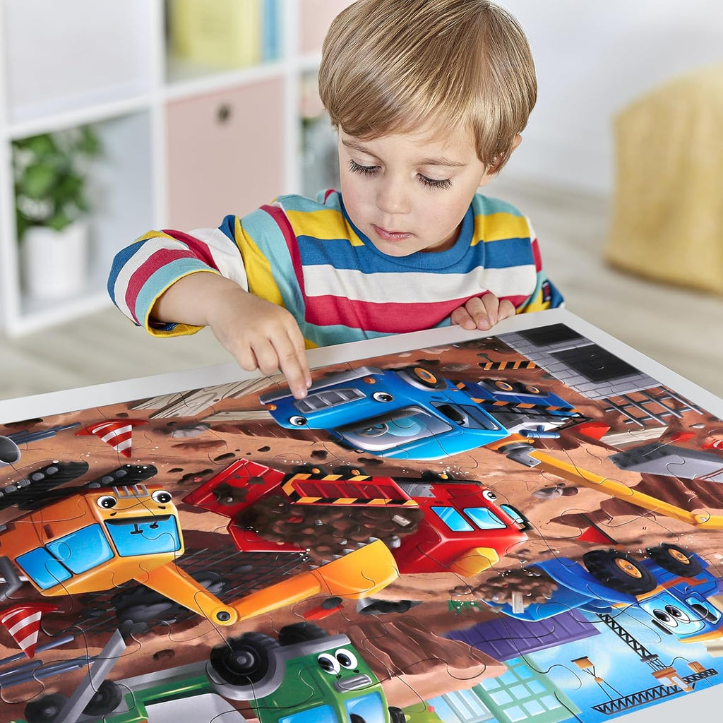 Giant Construction Site Floor Kids Puzzle