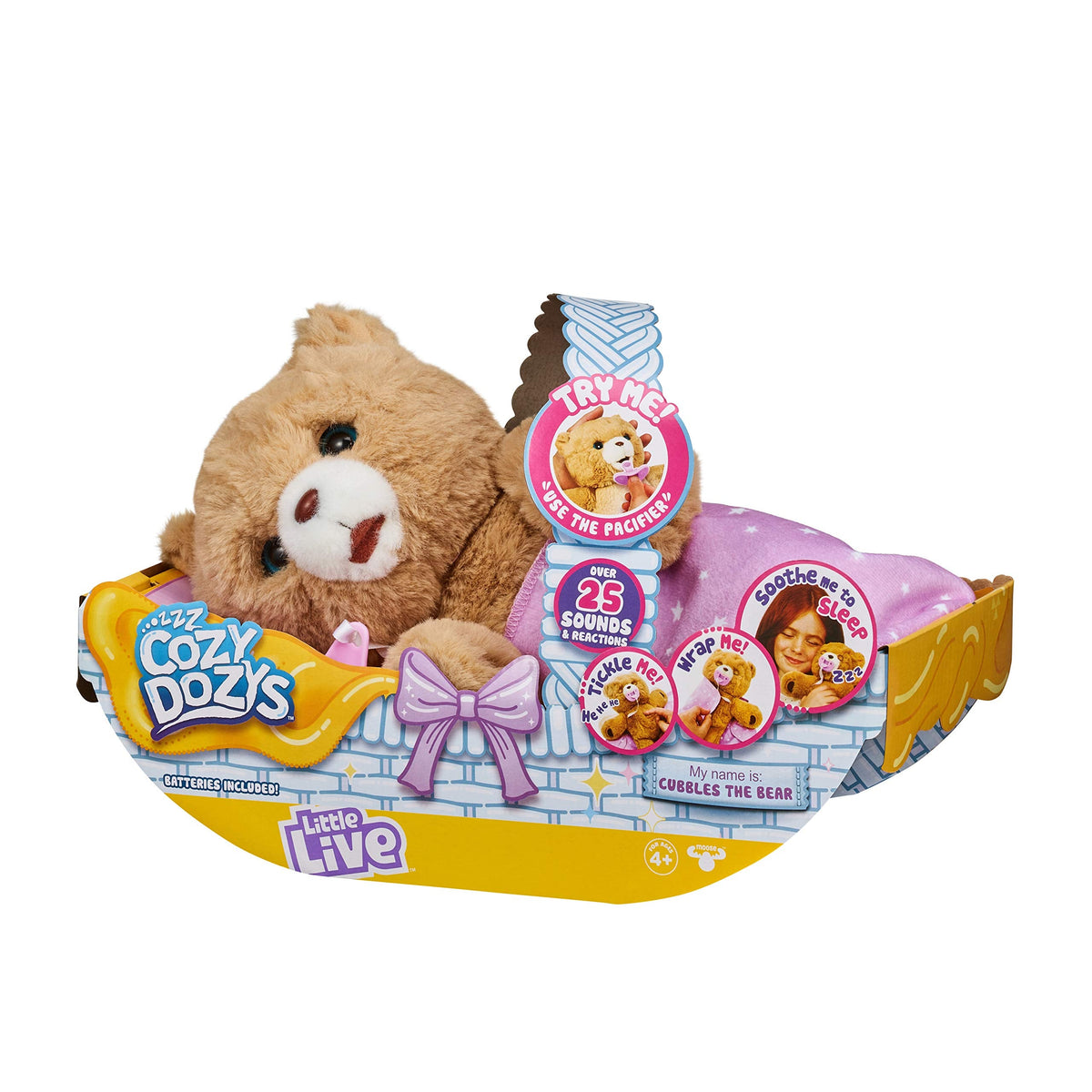 Interactive Cozy Teddy Bear